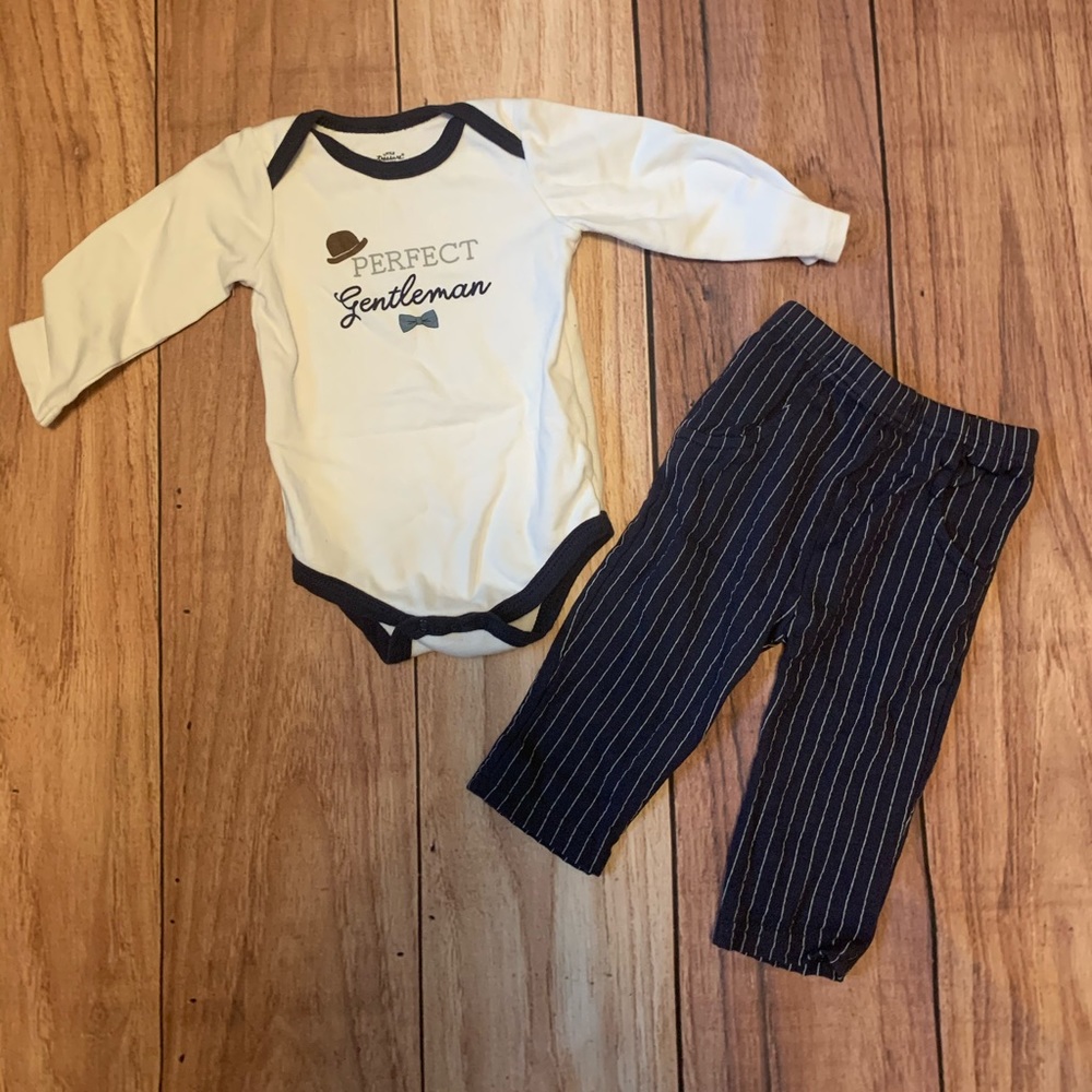 3/$22🌞 Little Treasure Perfect Gentleman Outfit